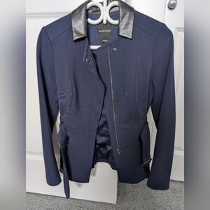 Marciano Women's Blazer in Navy with Black Details